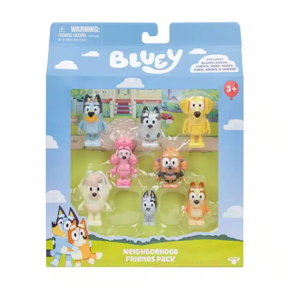 Pack 8 Figuras Bluey Amigos del Vecindario para Niños en Juguetería - foto 4 | La Mirilla Kids