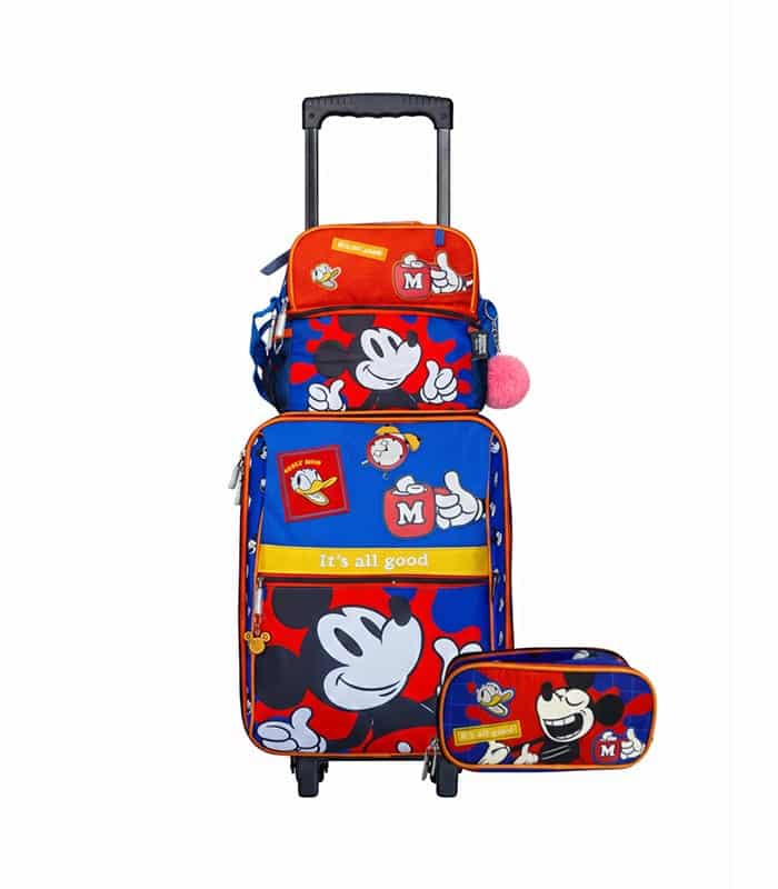 Pack Escolar Maleta Mickey Mouse Premium – 3 Piezas