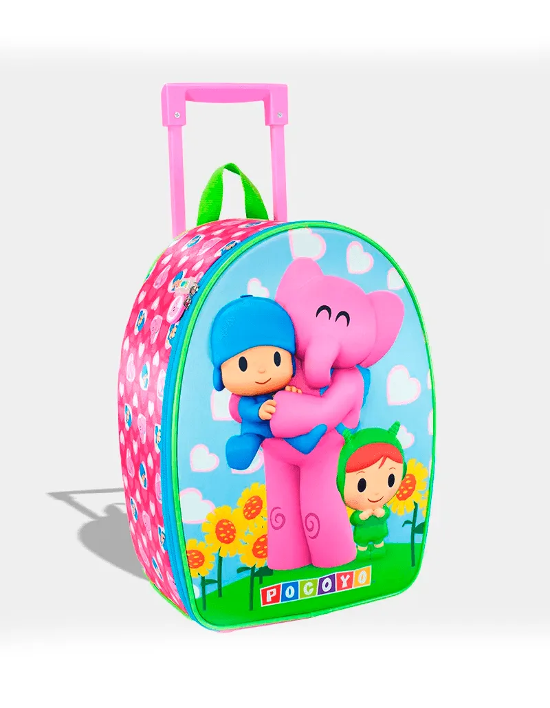 Pack Escolar Mediano Pocoyo y Elly: Maleta EVA 3D, Lonchera y Cartuchera en Mochilas escolares - foto 2 | La Mirilla…