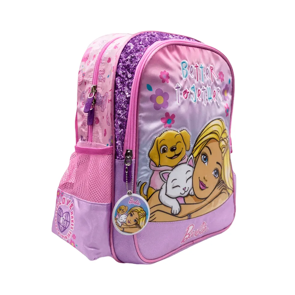 Pack Escolar Mochila Lonchera y Cartuchera Barbie Mascotas PREMIUM – 3 Piezas en Mochilas escolares - foto 2 | La…