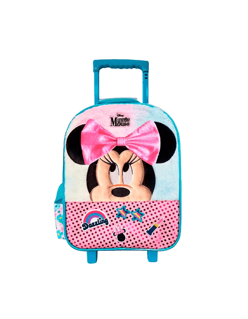 Pack Escolar Premium Minnie Mouse: Mochila con Ruedas, Lonchera y Cartuchera en Mochilas escolares | La Mirilla Kids
