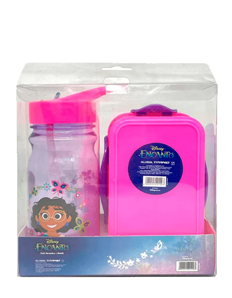 Pack hermético y botella Disney Encanto en Tomatodos y termos | La Mirilla Kids