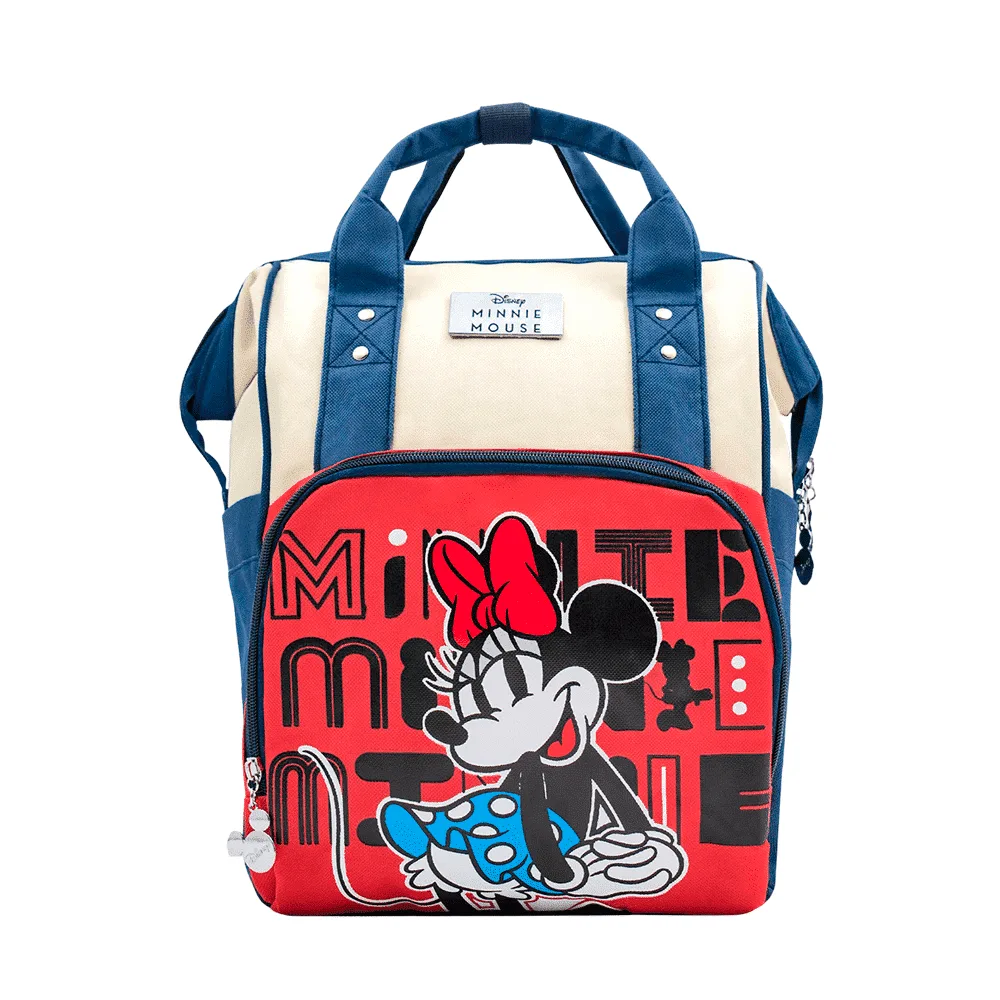 Pañalera Minnie Mouse Azul