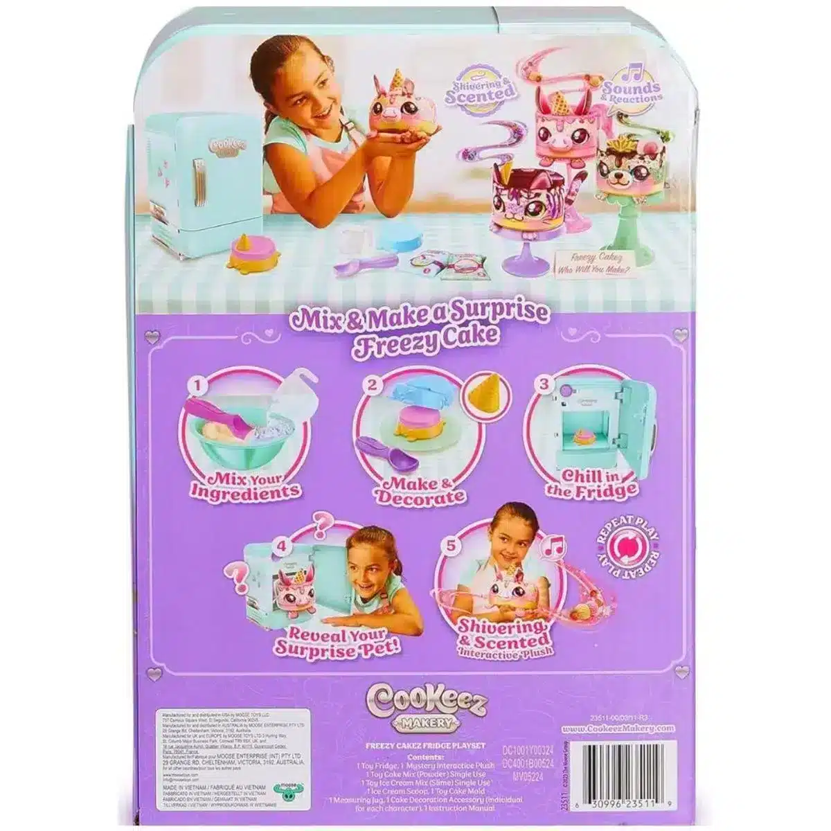 Peluche Cookeez Makery Set Refrigerador S2 | ¡Diversión Creativa y Educativa!