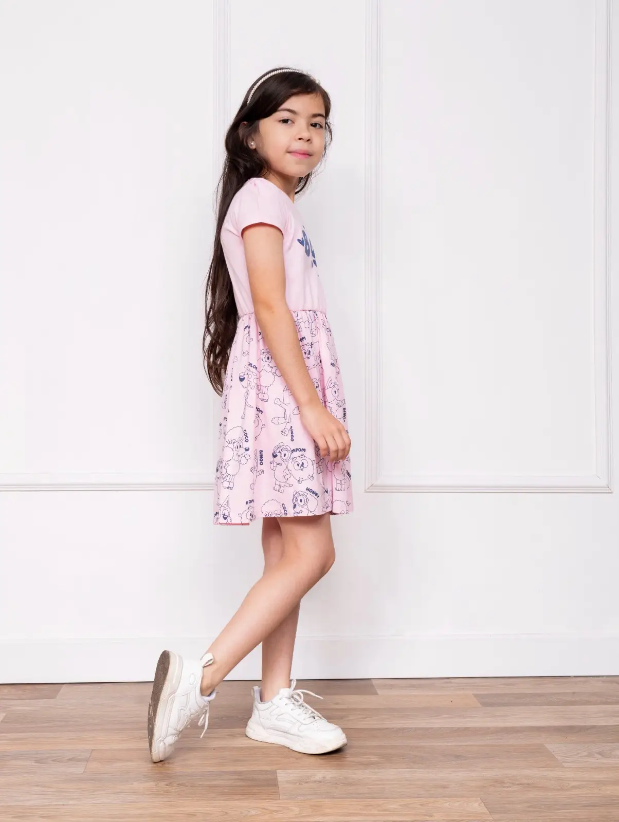 Polivestido Bluey para niña color rosado en Ropa Infantil - foto 2 | La Mirilla Kids · Vista 3
