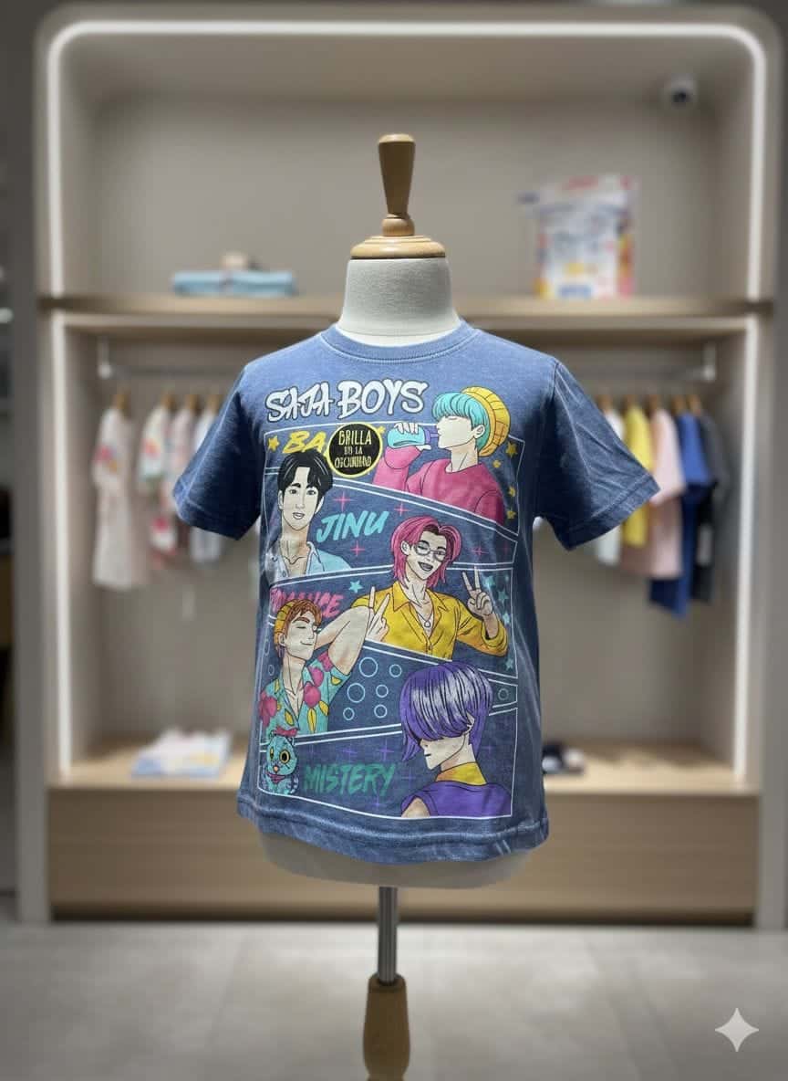 Polo Saja Boys para Niño – Color Denim – Algodón Premium
