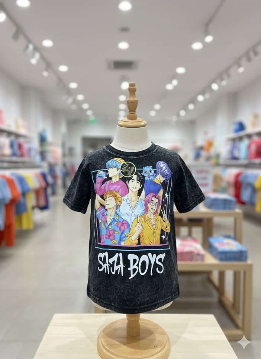 Polo Saja Boys para Niños – Color Negro