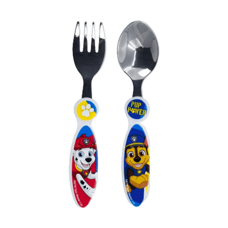 Set de Cubiertos Metálicos Paw Patrol en Accesorios de lonchera | La Mirilla Kids