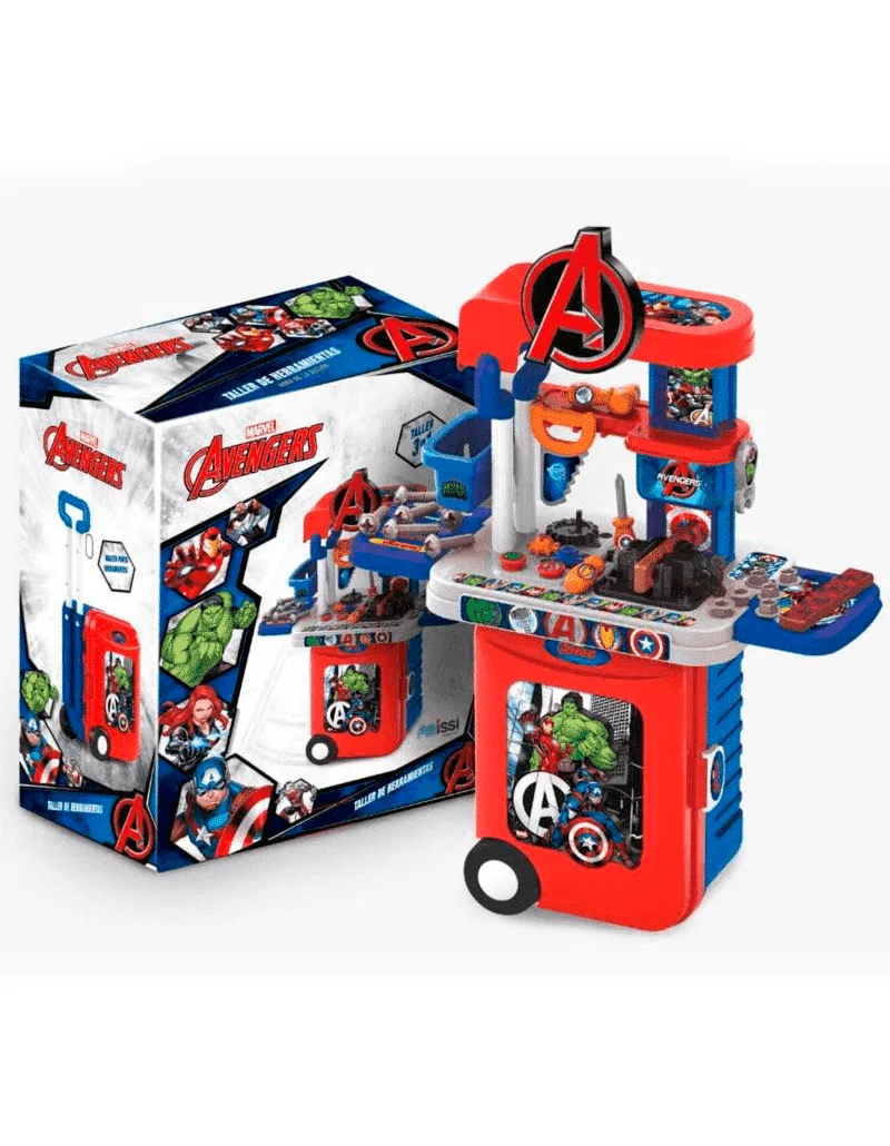 SET DE HERRAMIENTAS Y MALETA 3 EN 1 AVENGERS en Juguetería | La Mirilla Kids