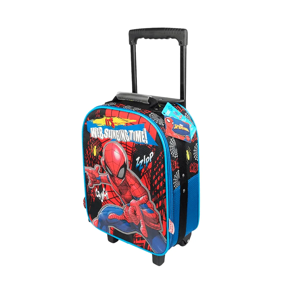 Set de Maleta Premium Spiderman: Mochila con Ruedas, Lonchera y Cartuchera en Mochilas escolares - foto 3 | La…