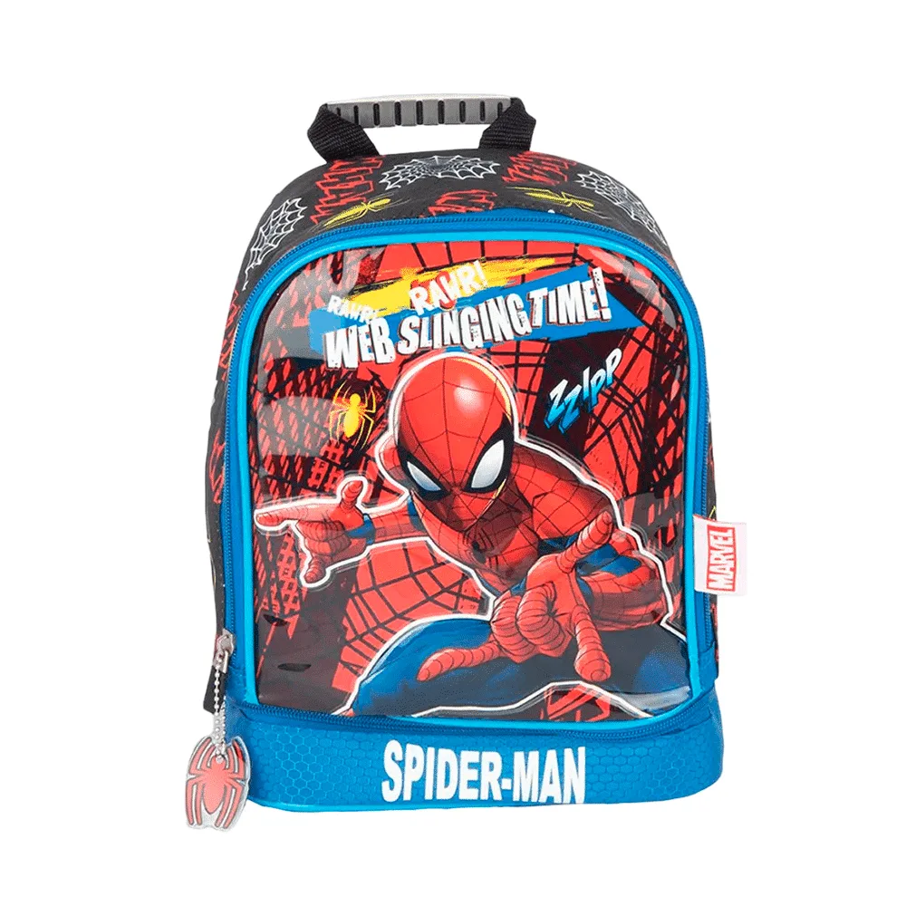 Set de Maleta Premium Spiderman: Mochila con Ruedas, Lonchera y Cartuchera en Mochilas escolares - foto 4 | La…