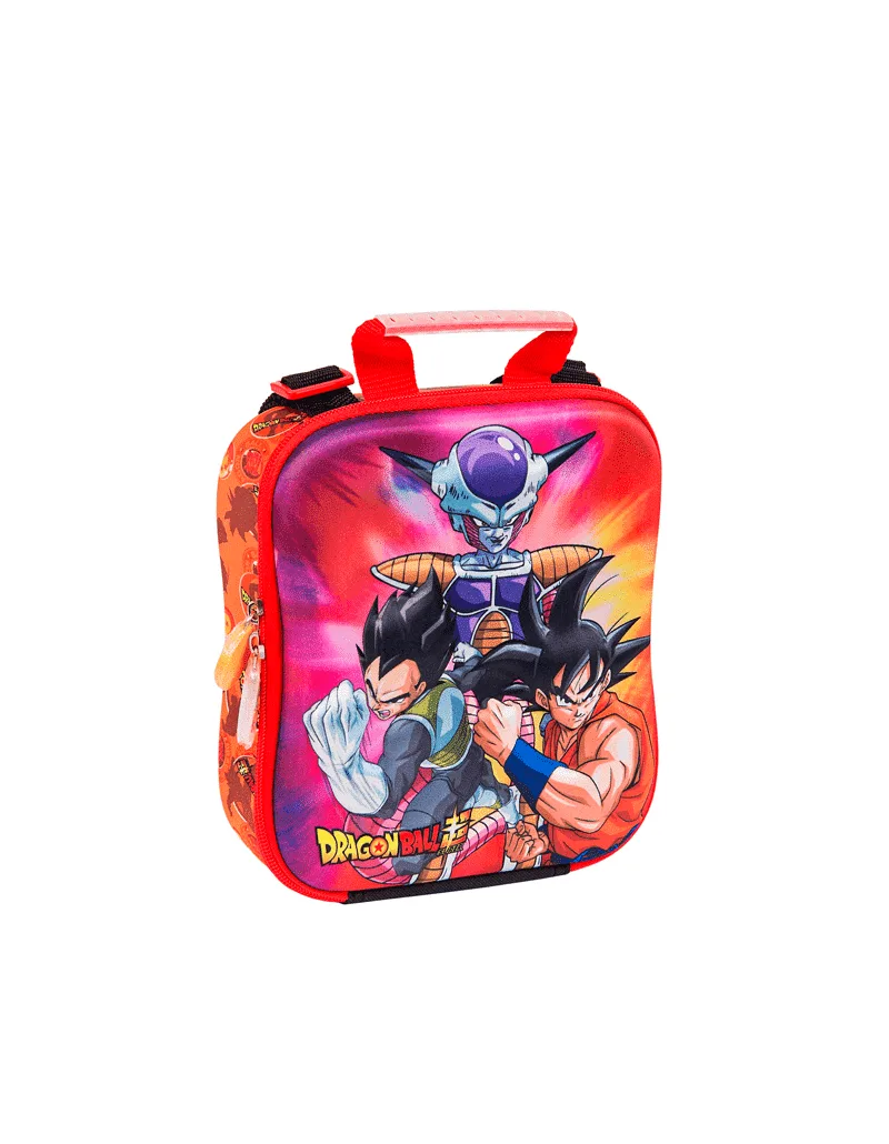 Set Maleta Full 3D EVA Triple Rueda Scool: Dragon Ball Super Goku y Vegeta en Mochilas escolares - foto 2 | La…