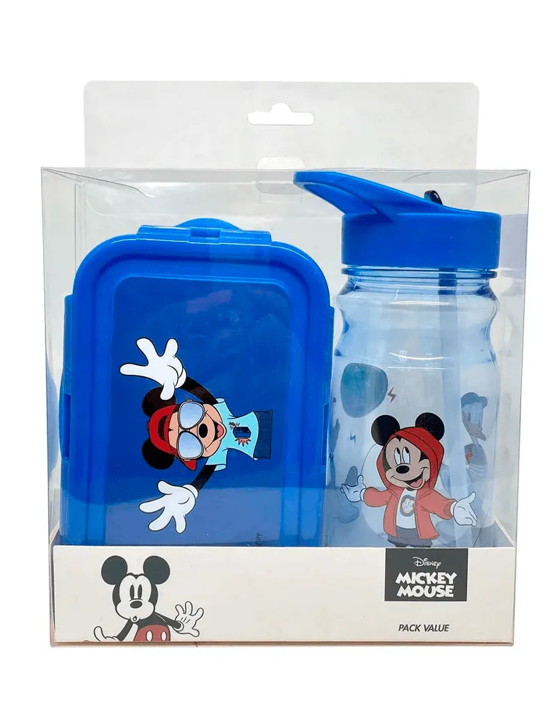 Taper Hermético y Botella Mickey