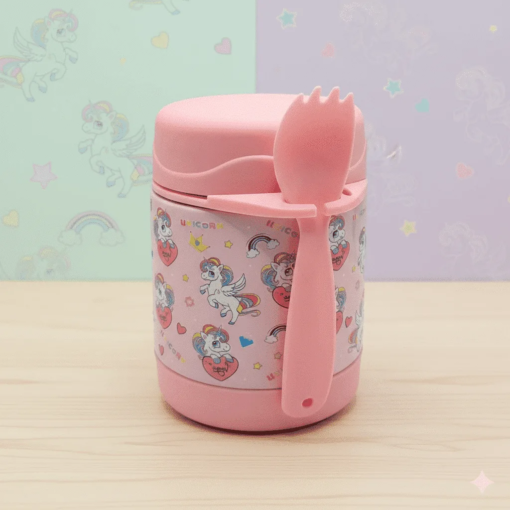 Termo de Comida 325 ml Unicornio para Niños | la Mirilla Kids