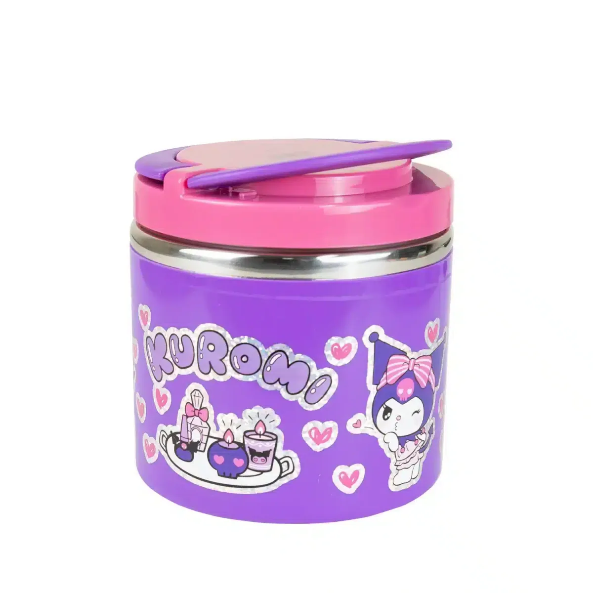 Termo de Comida Kuromi – 600 ml, Hermético y Resistente