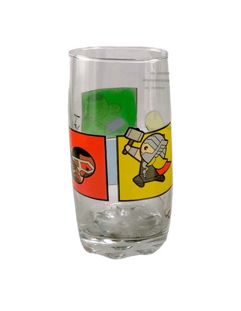 Vaso de Vidrio Marvel en Tomatodos y termos | La Mirilla Kids