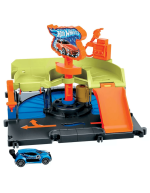 Hot Wheels City Pista de Juguete Autolavado de la ciudad - Imagen 3