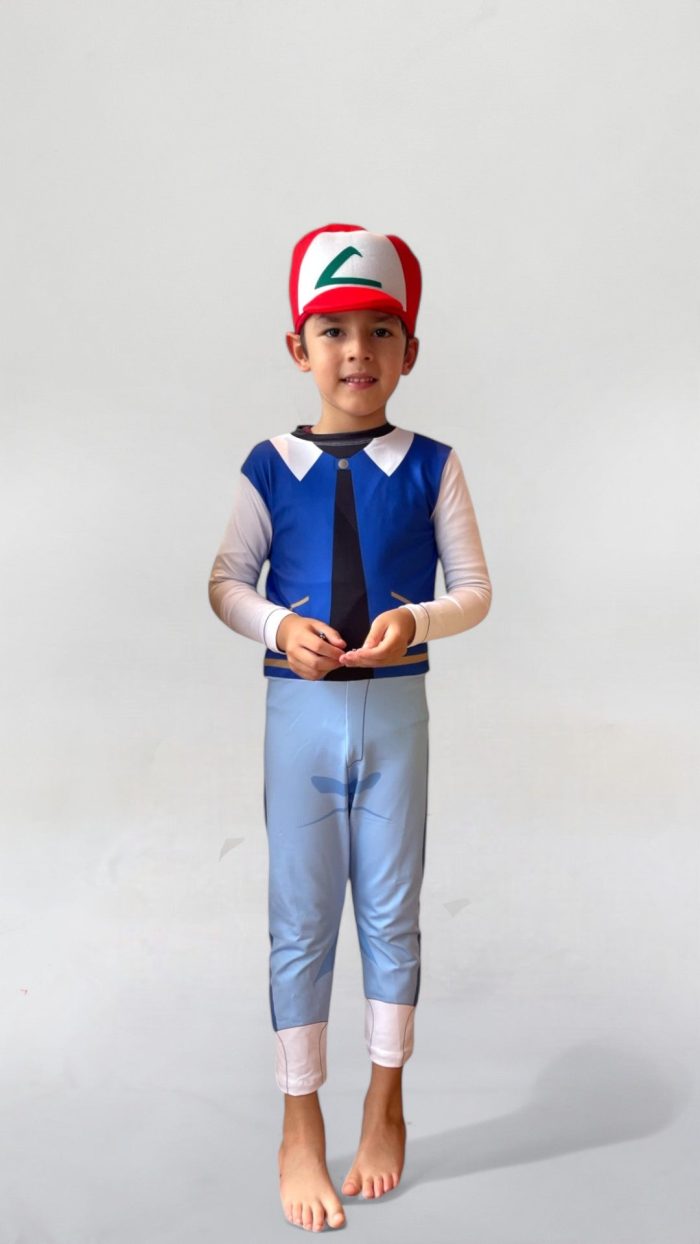 Disfraz Ash de Pokémon para niños