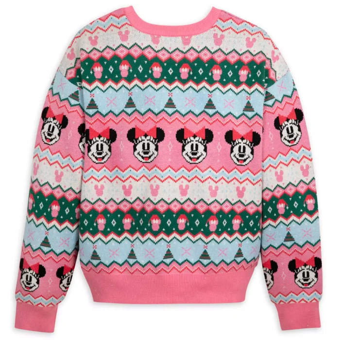 chompa navideña Minnie Mouse para niñas