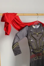 Disfraz Thor para niños con músculos y capa roja