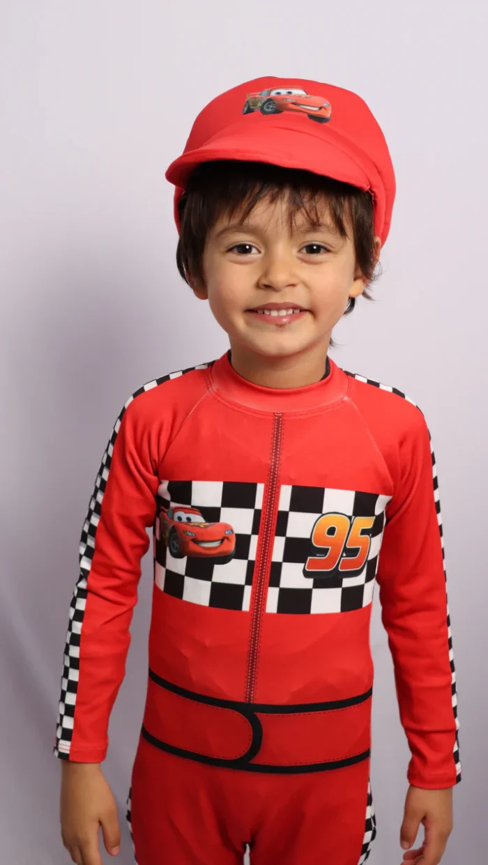 Disfraz Rayo McQueen para niños Cars Pixar rojo