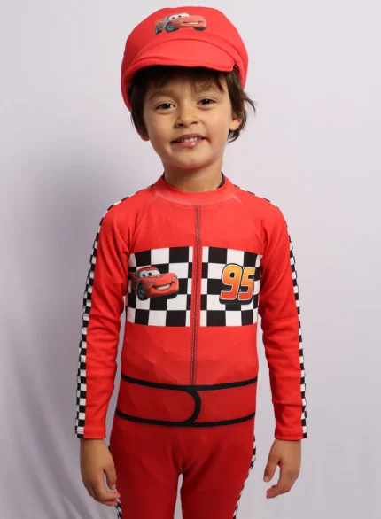 Disfraz Rayo McQueen para niños Cars Pixar rojo