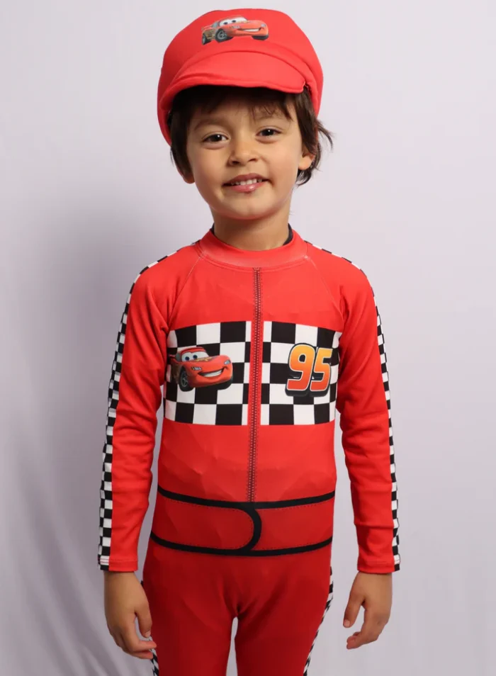 Disfraz Rayo McQueen para niños Cars Pixar rojo