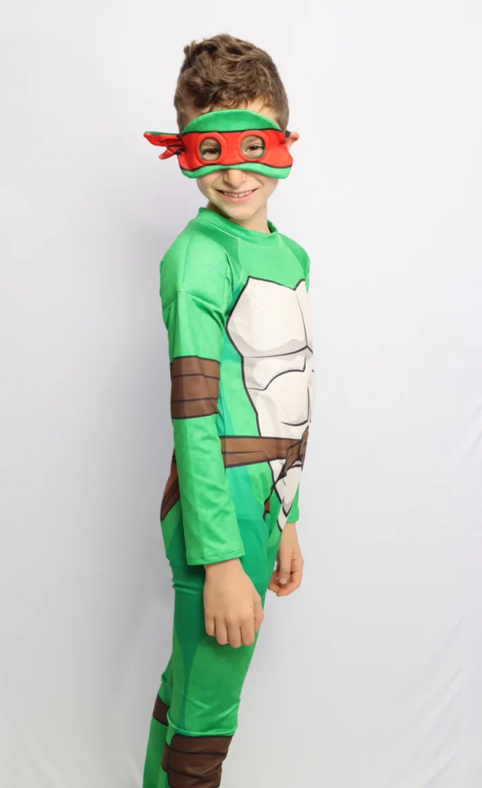 Disfraz Tortuga Ninja Rafael para niños color rojo