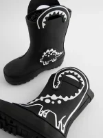 Botas con Asa Dinosaurio Negro – Brilla en la Oscuridad - Imagen 4