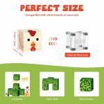 Bloques Magnéticos 100 Piezas Tema Bosque y Granja - Imagen 3