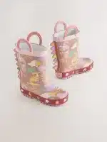 Botas de Agua con Asa Dinosaurio Rosado para Niños – Diseño Exclusivo y Calidad Premium