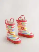 Botas de Agua Arcoíris con Asa para Niños – Edición Limitada y Calidad Premium