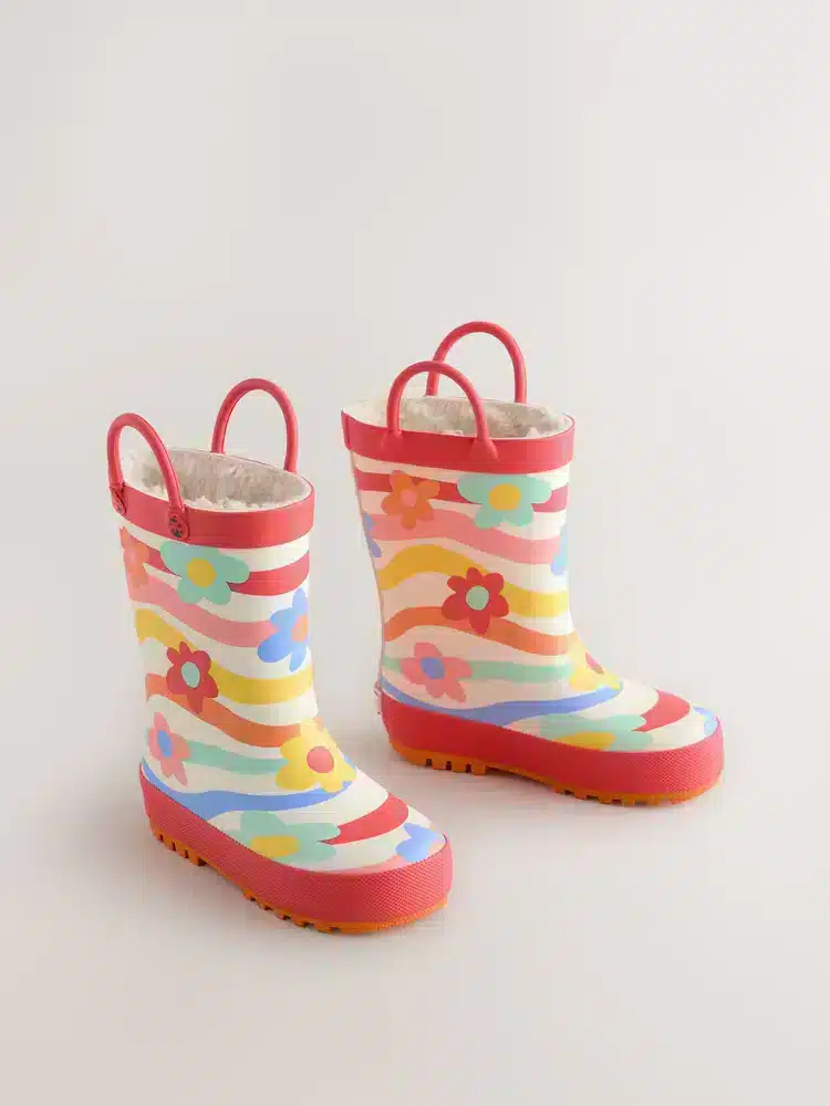 AM8659s.webp Botas de Agua Arcoíris con Asa para Niños – Edición Limitada y Calidad Premium - Imagen 1
