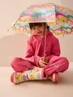 Botas de Agua Arcoíris con Asa para Niños – Edición Limitada y Calidad Premium - Imagen 3