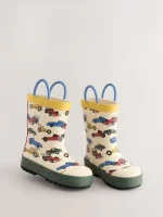 Botas de Agua con Asa de Carritos para Niños – Diseño Exclusivo y Calidad Premium