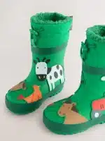 Botas de Agua Verde Animales de Granja con Thinsulate Térmico™ para Niños - Imagen 3