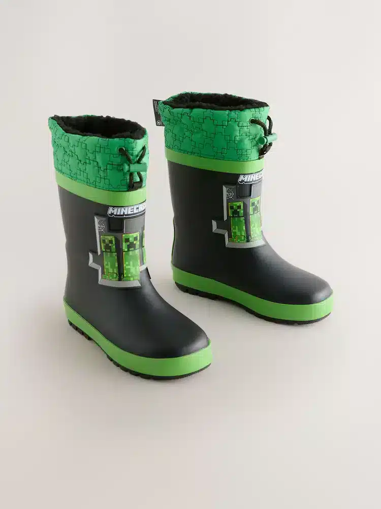 Botas de Agua de Minecraft para Niños – Originales, Premium y de Edición Limitada