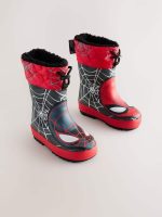 Botas de Agua Spiderman Black/Red con Thinsulate Térmico™
