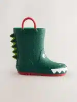 Botas de Agua con Asa de Cocodrilo Verde para Niños – Importadas y Originales