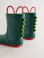 Botas de Agua con Asa de Cocodrilo Verde para Niños – Importadas y Originales - Imagen 4