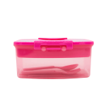 Taper Barbie 1100ml con cubiertos - Imagen 3