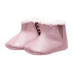 ZAPATITOS BEBÉ SUELA BLANDA FELPA ROSADO