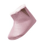 ZAPATITOS BEBÉ SUELA BLANDA FELPA ROSADO - Imagen 2