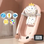 Kit Completo de Tina Bañera Plagable para bebés Rosado