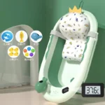 Kit Completo de Tina Bañera Plagable para bebés Verde
