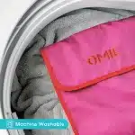 OmieTote Lonchera de Tela Plegable y Lavable - Rosado - Imagen 4