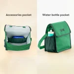 OmieTote Lonchera de Tela Plegable y Lavable - Verde - Imagen 6
