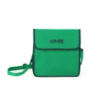 OmieTote Lonchera de Tela Plegable y Lavable - Verde
