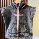 Chaleco Minnie para niñas en franela jaspeada – Edición limitada y exclusiva