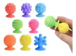Kit de Pelotas Sensoriales Anti estrés x8 - Texturas Únicas y Juguetes de Baño - Imagen 8